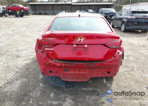 2022 Hyundai Accent Se z USA, uszkodzony, nr VIN 3KPC24A6XNE170074